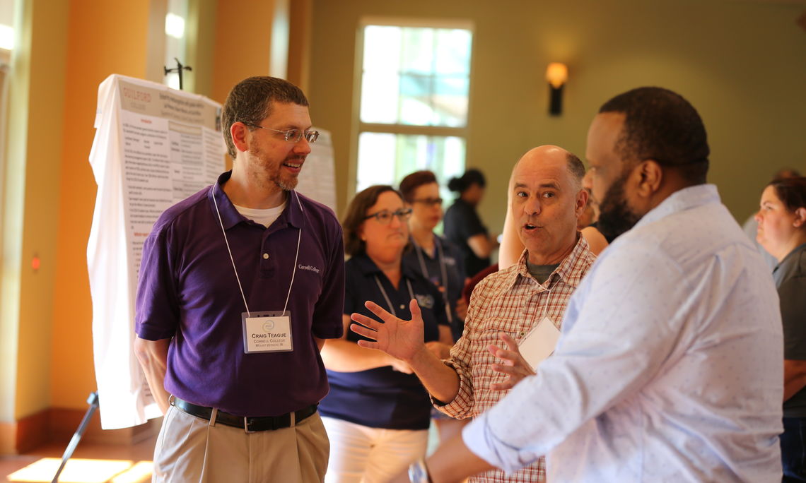 The poster session is always well-attended.